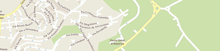 Mappa della impresa service e parking sas a ROMA