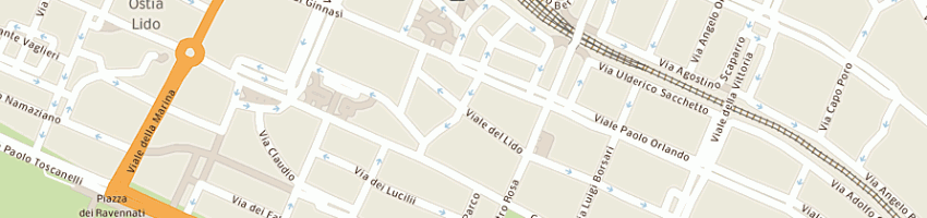 Mappa della impresa casa di cura clinica villa del lido a ROMA