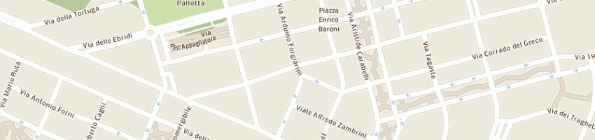 Mappa della impresa pizzeria bella napoli srl a ROMA