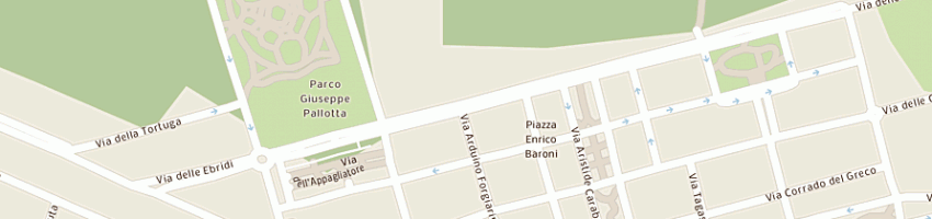 Mappa della impresa casa dei bambini peter pan di silvestri floriana e c snc a ROMA