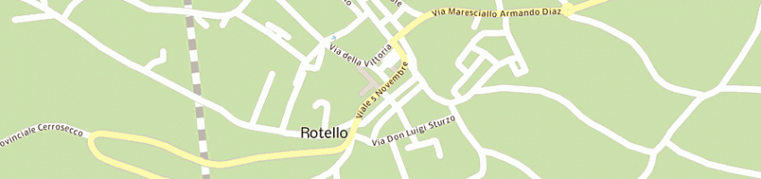 Mappa della impresa rea emanuela a ROTELLO