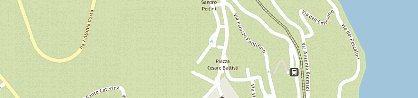 Mappa della impresa costa arredo d'interni di palmoni flora a CASTEL GANDOLFO