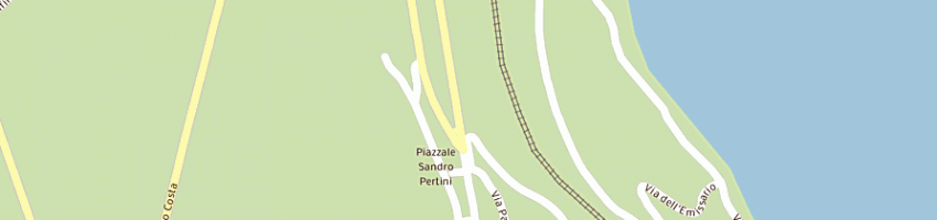 Mappa della impresa albergo pagnanelli belvedere a CASTEL GANDOLFO