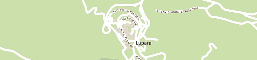 Mappa della impresa municipio di lupara a LUPARA