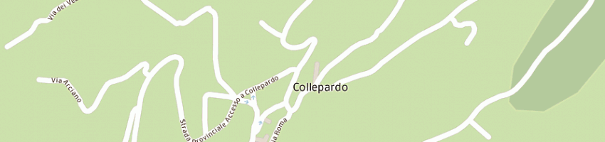 Mappa della impresa consper la valorizzaze consdelle grotte di past a COLLEPARDO