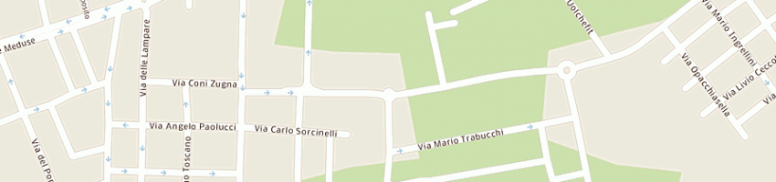 Mappa della impresa azienda usl roma d - distretto 1 - ufficio protesi - a FIUMICINO