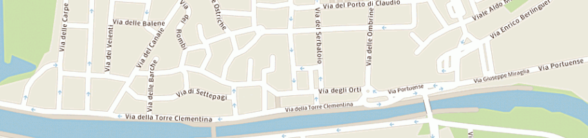 Mappa della impresa vidale seafreight srl a FIUMICINO