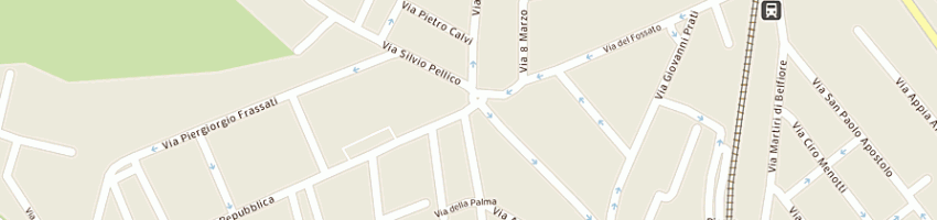 Mappa della impresa lavasecco kappa 2 a MARINO