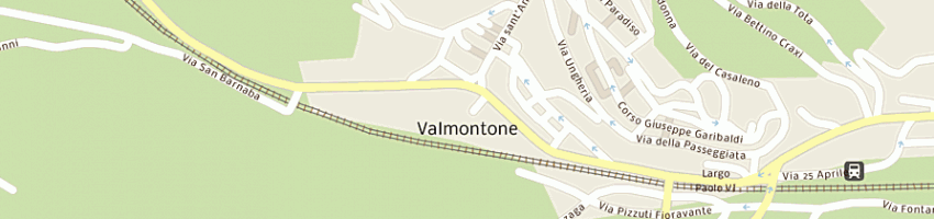 Mappa della impresa interporto valmontone spa a VALMONTONE
