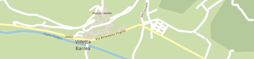 Mappa della impresa municipio a VILLETTA BARREA