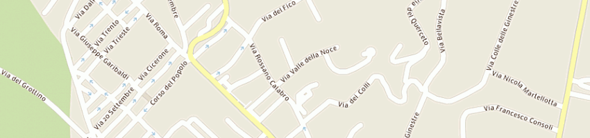 Mappa della impresa panetta nunzio a GROTTAFERRATA