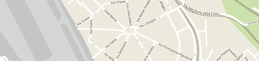 Mappa della impresa carabinieri a CIAMPINO