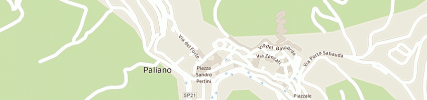 Mappa della impresa saturnini franco a PALIANO