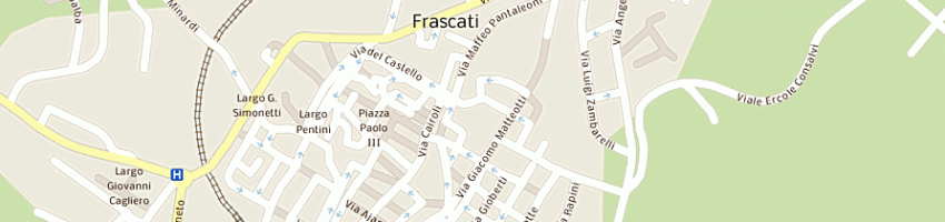 Mappa della impresa centro chimico tuscolano a FRASCATI