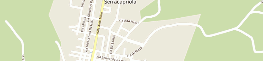 Mappa della impresa municipio a SERRACAPRIOLA