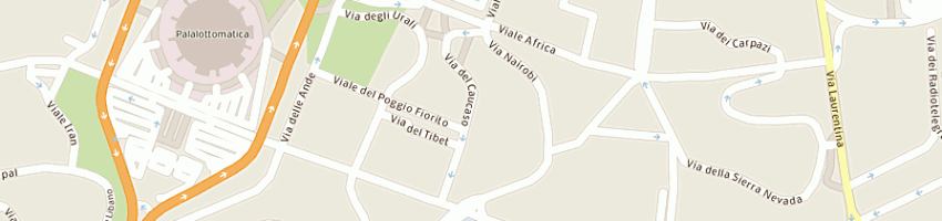 Mappa della impresa associazione culturale italiana area sociale -centro studi a ROMA