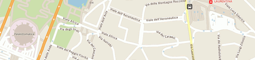 Mappa della impresa istituto vigilanza dell'urbe a ROMA