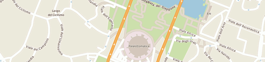 Mappa della impresa asst palaeur a ROMA