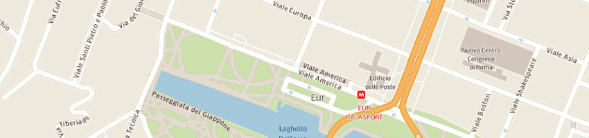 Mappa della impresa eur telephone center srl a ROMA