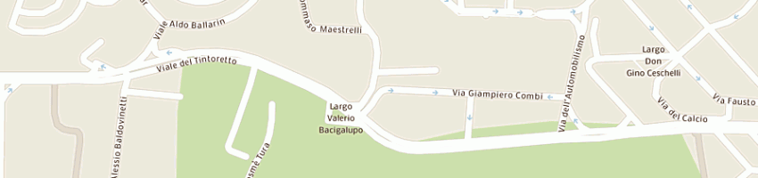 Mappa della impresa miba sas di baldetti sandra e c a ROMA