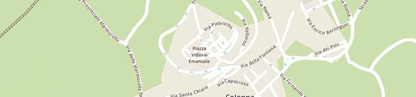 Mappa della impresa poste italiane a COLONNA