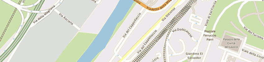 Mappa della impresa autocentro roma sud arl a ROMA