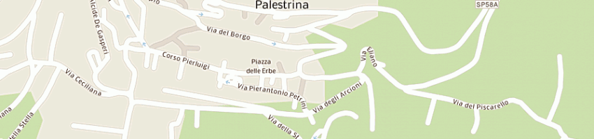 Mappa della impresa perfect body di del pace cristina a PALESTRINA