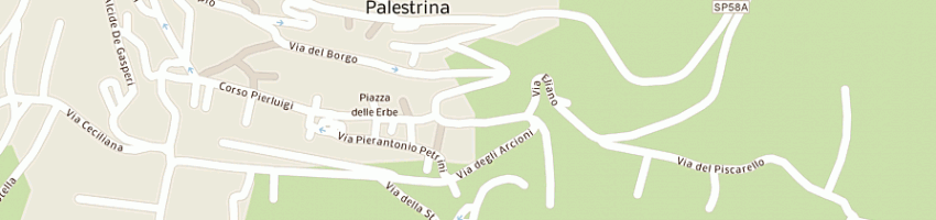 Mappa della impresa diocesi di palestrina a PALESTRINA