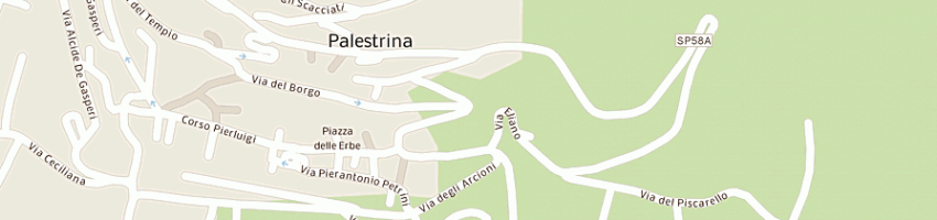 Mappa della impresa infausti rosaria a PALESTRINA