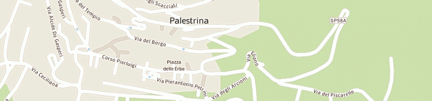 Mappa della impresa edil tre srl a PALESTRINA