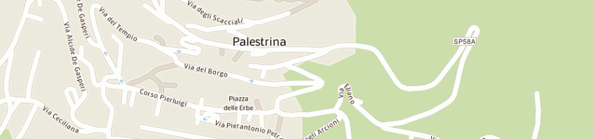 Mappa della impresa 2m costruzioni srl a PALESTRINA