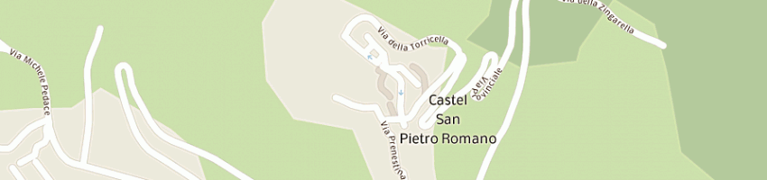 Mappa della impresa farmacia macchiaroli rosario a CASTEL SAN PIETRO ROMANO