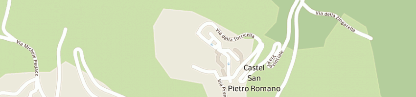 Mappa della impresa ufficio postale a CASTEL SAN PIETRO ROMANO