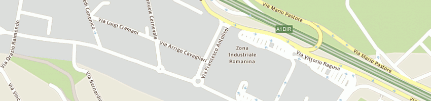 Mappa della impresa la cascina scarl a ROMA