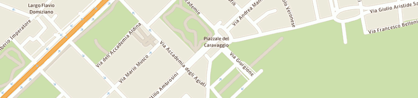 Mappa della impresa siv auto concessionaria fiat a ROMA