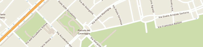 Mappa della impresa studio pubblicitario di lapioli a a ROMA