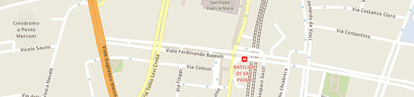 Mappa della impresa uneba a ROMA