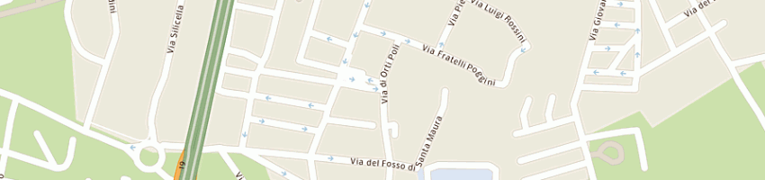 Mappa della impresa autoscuola giardinetti di lalli girolama a ROMA