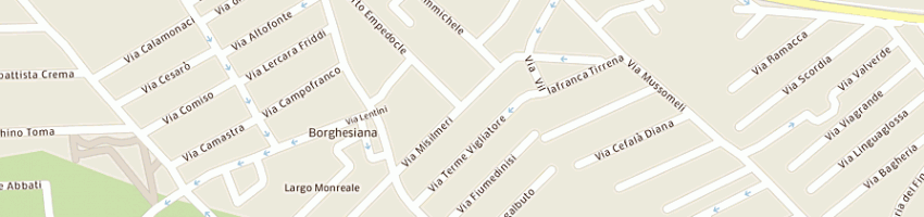 Mappa della impresa agenzia wanda di vanda raco e c snc a ROMA