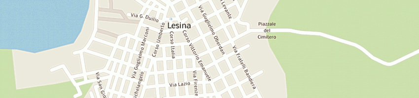 Mappa della impresa bar pasticceria chery di bonaventura lucia a LESINA