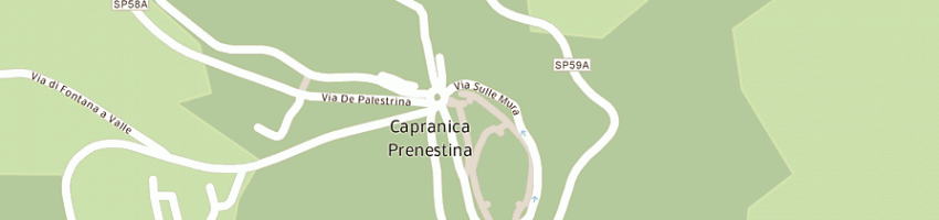 Mappa della impresa pergolini - snc di pergolini settimio e c a CAPRANICA PRENESTINA