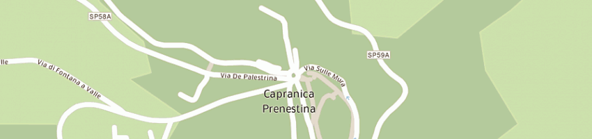 Mappa della impresa ristorante pizzeria da gaetano di savina ersilia sas a CAPRANICA PRENESTINA