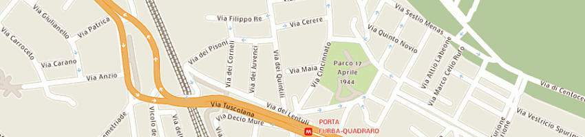 Mappa della impresa centro scolastico tuscolano sas a ROMA