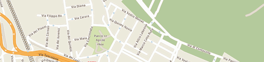 Mappa della impresa papio srl a ROMA