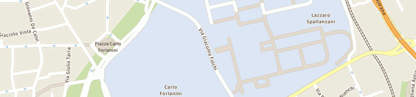 Mappa della impresa caf centro arte del ferro di petrasilli, proietta e lulli - societa in nome collettivo a ROMA