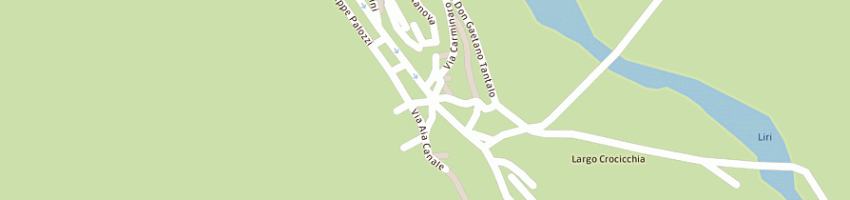 Mappa della impresa ostello tre confini a VILLAVALLELONGA