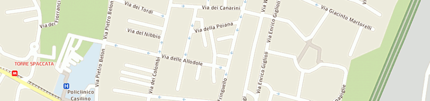 Mappa della impresa deta - societa in accomandita semplice di mantini arnaldo a ROMA