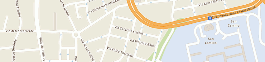 Mappa della impresa rita alberto a ROMA