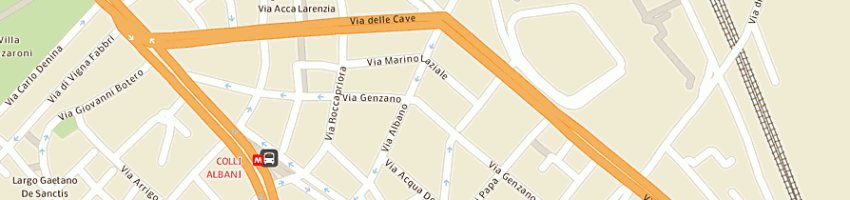 Mappa della impresa sabelli alessandra a ROMA