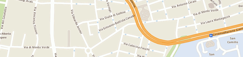 Mappa della impresa cantina rosalba a ROMA